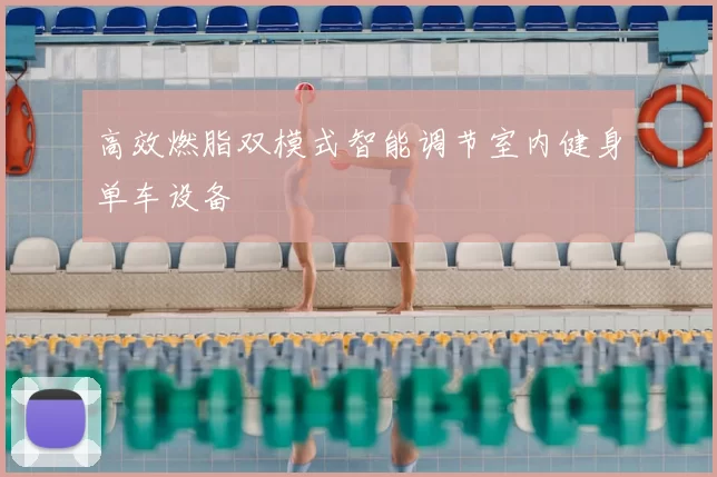 高效燃脂双模式智能调节室内健身单车设备