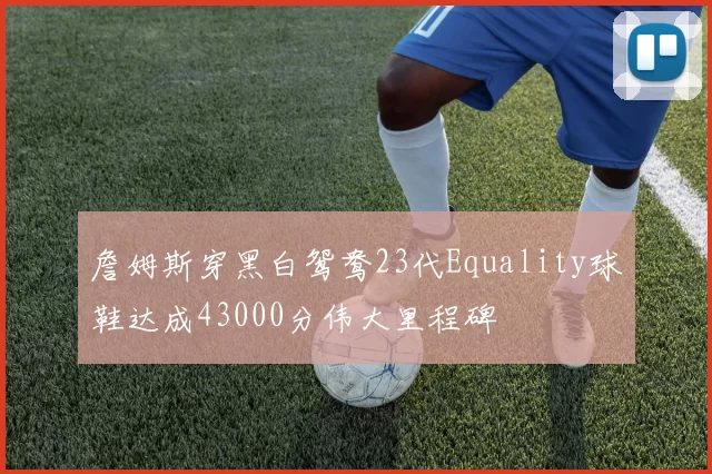 詹姆斯穿黑白鸳鸯23代Equality球鞋达成43000分伟大里程碑